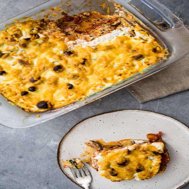 Zucchini and Eggplant Lasagne